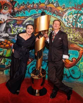 Event German Film Award 2025 Nominees Evening Mala Emde and Alexander Scheer at the German Film Award 2025 Nominees Evening at Fotografiska on 05 04 2025 in Berlin Copyright: xEventpressxKochanx