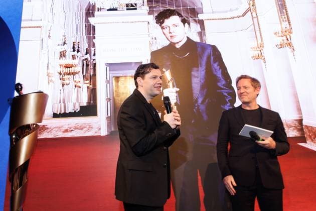 Event German Film Award 2025 Nominees Evening Christian Friedel and Florian Gallenberger at the German Film Award 2025 Nominees Evening at Fotografiska on 05 04 2025 in Berlin Copyright: xEventpressxKochanx