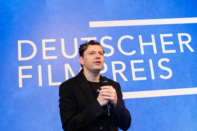 Event German Film Award 2025 nominees evening Christian Friedel at the nominees evening of the German Film Award 2025 at Fotografiska on 05 04 2025 in Berlin Copyright: xEventpressxKochanx