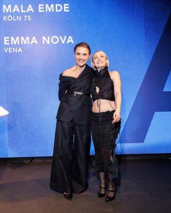 Event German Film Award 2025 Nominees Evening Mala Emde and Emma Drogunova at the German Film Award 2025 Nominees Evening at Fotografiska on 05 04 2025 in Berlin Copyright: xEventpressxKochanx