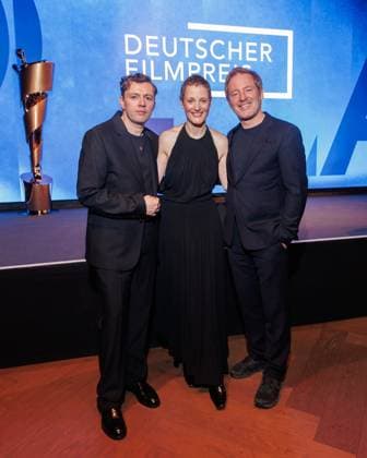 Event German Film Award 2025 nominees evening Christian Friedel, Vicky Krieps and Florian Gallenberger at the German Film Award 2025 nominees evening at Fotografiska on 05 04 2025 in Berlin Copyright: xEventpressxKochanx