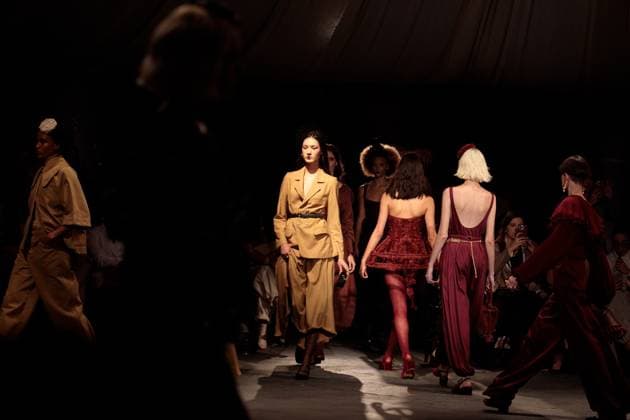 Sao Paulo Fashion Week Model during the Aluf brand show during the 59th edition of Sao Paulo Fashion Week in downtown Sao Paulo. SoO PAULO SoO PAULO BRAZIL Copyright: xCIÃ‡AxNEDERx