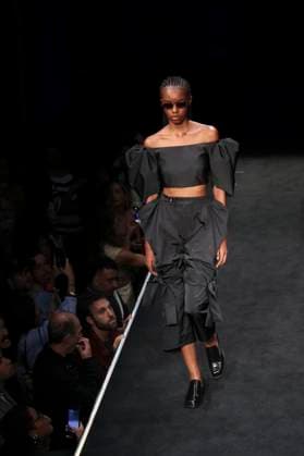 Alexandre herchcovitch show at spfw n59 in sao paulo Sao paulo (sp), 07.04.2025 fashion show spfw n59 fashion sp alexandre herchcovitch fashion show, at spfw n59 which takes place at the blue space house in barra funda in sao paulo, this monday april 7, 2025 (Foto: Leco Viana Thenews2 imago images) Alexandre herchcovitch show at spfw n59 in sao paulo  Copyright: xLecoxVianax