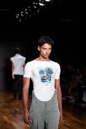 SÃO PAULO, SP - 08.04.2025: SPFW N59 - Normando brand fashion show during the morning of this Tuesday (08) at SPFW N59, held at Shopping JK Iguatemi in São Paulo, SP. x2718391x  RodileixMorais