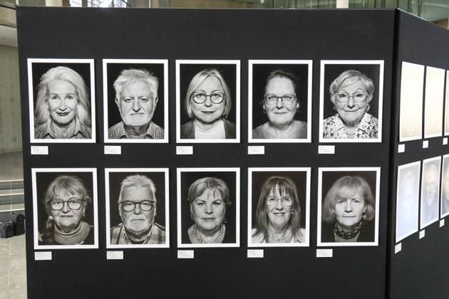 Exhibition opening State Security Detention Portrait 2023 2024 in Berlin Berlin, 8 4 2025 Pictures of the exhibition at the exhibition opening State Security Detention Portrait 2023 2024 at the Paul Löbe Haus in Berlin Berlin Germany Copyright: xMatthiasxGränzdörferx