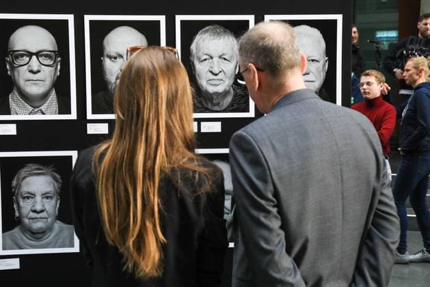 Exhibition opening State Security Detention Portrait 2023 2024 in Berlin Berlin, 8 4 2025 Exhibition opening State Security Detention Portrait 2023 2024 at the Paul Löbe Haus in Berlin Berlin Germany Copyright: xMatthiasxGränzdörferx