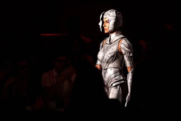 Sao Paulo Fashion Week Brazilian actress Deborah Secco during the Dario Mittmann show at the N59 edition of Sao Paulo Fashion Week, held at Shopping JK Iguatemi, in Vila Olimpia, west side of Sao Paulo, this Tuesday, April 8. SoO PAULO SoO PAULO Brazil Copyright: xMarinaxUezimax