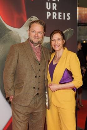 Award ceremony B Z Kulturpreis Marc Schubring and Ulrike Frank at the B Z Kulturpreis 2025 at the Theater am Potsdamer Platz on 08 04 2025 in Berlin Copyright: xEventpressxKochanx