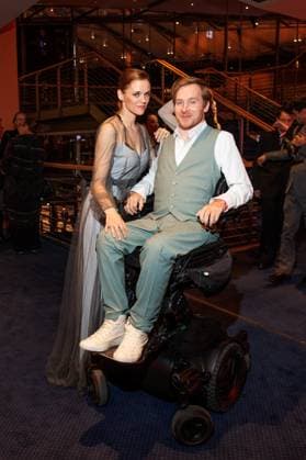 Award ceremony B Z Kulturpreis Sarah Elena Timpe and Samuel Koch at the B Z Kulturpreis 2025 at the Theater am Potsdamer Platz on 08 04 2025 in Berlin Copyright: xEventpressxKochanx