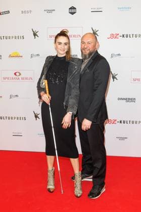 Award ceremony B Z Kulturpreis Elena Semechin and Phillip Semechin at the B Z Kulturpreis 2025 at the Theater am Potsdamer Platz on 08 04 2025 in Berlin Copyright: xEventpressxKochanx