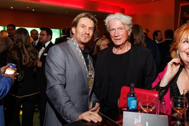 Award ceremony B Z Kulturpreis Thure Riefenstein and Jürgen Prochnow at the B Z Kulturpreis 2025 at the Theater am Potsdamer Platz on 08 04 2025 in Berlin Copyright: xEventpressxKochanx