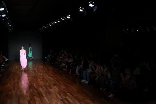 Sao Paulo Fashion Week N59 In Sao Paulo, Brazil, on April 9, 2025, a fashion show by designer Weider Silverio takes place at Sao Paulo Fashion Week N59 at JK Iguatemi in Vila Olimpia. Sao Paulo Sao Paulo Brasil  Copyright: xThenews2x originalFilename: thenews2-fashions250409_npAtr.jpg