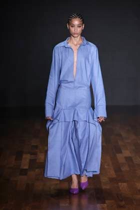 Sao Paulo Fashion Week N59 In Sao Paulo, Brazil, on April 9, 2025, a fashion show by designer Weider Silverio takes place at Sao Paulo Fashion Week N59 at JK Iguatemi in Vila Olimpia. Sao Paulo Sao Paulo Brasil  Copyright: xThenews2x originalFilename: thenews2-fashions250409_npq8F.jpg
