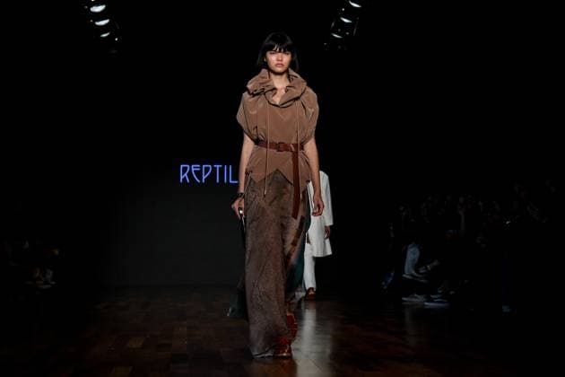SÃO PAULO, SP - 09.04.2025: 59TH EDITION OF SÃO PAULO FASHION WEEK - Reptilia brand fashion show at São Paulo Fashion Week edition 59, (SPFW N59) which celebrates 30 years in 2025, this Wednesday, (9) at Shopping JK Iguatemi, SP. x2719179x  RobertoxCasimiro