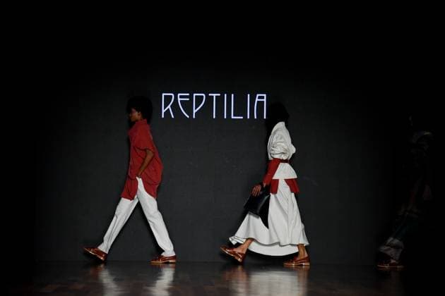 SÃO PAULO, SP - 09.04.2025: 59TH EDITION OF SÃO PAULO FASHION WEEK - Reptilia brand fashion show at São Paulo Fashion Week edition 59, (SPFW N59) which celebrates 30 years in 2025, this Wednesday, (9) at Shopping JK Iguatemi, SP. x2719188x  RobertoxCasimiro