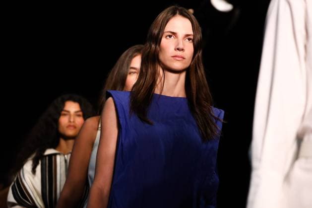 Model on the runway for Reptilia during the 59th edition of Sao Paulo Fashion Week, Model on the runway for Reptilia during the 59th edition of Sao Paulo Fashion Week, held at Shopping JK Iguatemi, in the west zone of Sao Paulo. SoO PAULO SP BRAZIL Copyright: xCicaxNederx