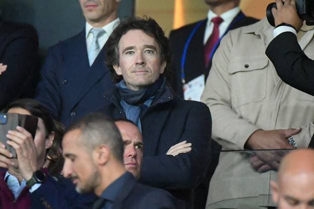 Celebs At PSG vs Aston Villa - Paris Antoine Arnault during the UEFA Champions League 2024 25 Quarter Final First Leg match between Paris Saint-Germain (PSG) and Aston Villa FC at Parc des Princes stadium on April 9, 2025 in Paris, France. Photo by Lionel Urman ABACAPRESS.COM Paris France  Copyright: xUrmanxLionel ABACAx