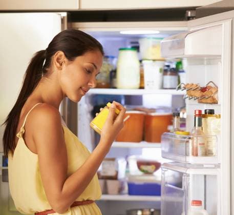 Fridge, cooking and woman with sauce in kitchen checking nutrition label for preparing meal. Food, ingredients and female person reading information on mustard for dinner, supper or lunch at home, model released, , 58275132.jpg, fridge, cooking, woman, sauce, female, home, food, kitchen, person, reading, at home, information, dinner, lunch, cook, meal, checking, read, preparing, nutrition, label, ingredients, supper, mustard, ingredient, nutrition label, young, people, adult, house, healthy, health, glass, consumables, chef, bottle, diet, date, cold, dining, different, storage, jar, gourmet, refrigerator, vitamins, cuisine, culinary, expiration, condiment RECORD DATE NOT STATED