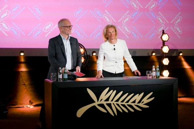 PressConference of the 78th Cannes International Film Festival Iris Knobloch Thierry Fremaux PressConference of the 78th Cannes International Film Festival 442802 2025 04 10 Paris France  Copyright: xSergexArnalx xStarfacex STAR_442802_001