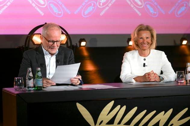 PressConference of the 78th Cannes International Film Festival Iris Knobloch Thierry Fremaux PressConference of the 78th Cannes International Film Festival 442802 2025 04 10 Paris France  Copyright: xSergexArnalx xStarfacex STAR_442802_014