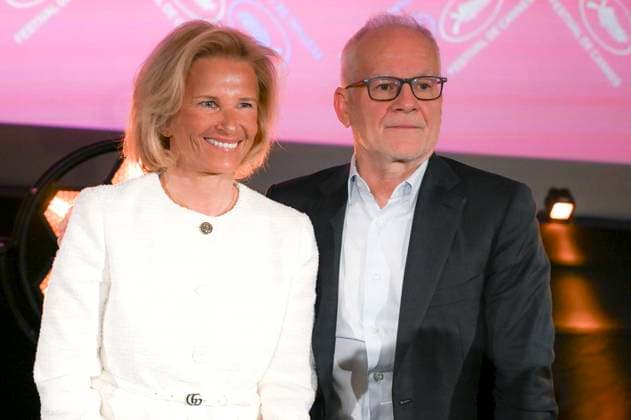 PressConference of the 78th Cannes International Film Festival Iris Knobloch Thierry Fremaux PressConference of the 78th Cannes International Film Festival 442802 2025 04 10 Paris France  Copyright: xSergexArnalx xStarfacex STAR_442802_020