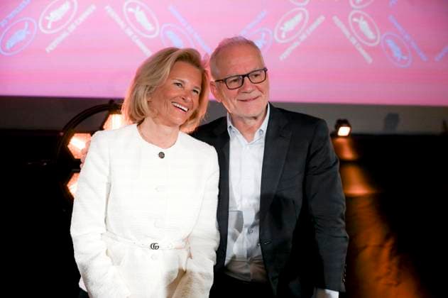 PressConference of the 78th Cannes International Film Festival Iris Knobloch Thierry Fremaux PressConference of the 78th Cannes International Film Festival 442802 2025 04 10 Paris France  Copyright: xSergexArnalx xStarfacex STAR_442802_026