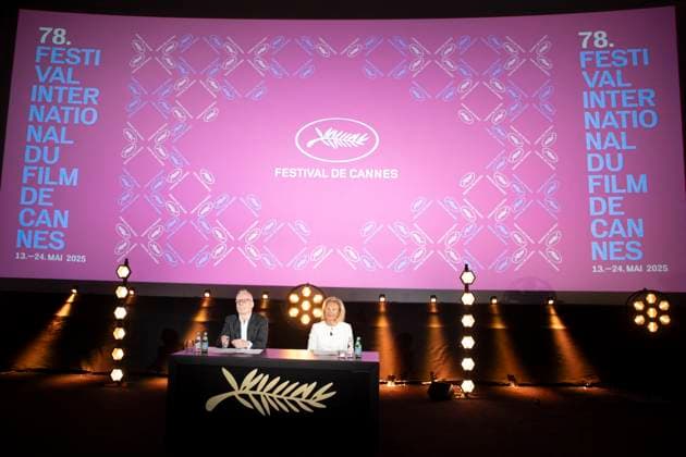 Thierry Frémaux and Iris Knobloch, president of the Cannes Film Festival, announce the selection of the 78th Cannes Film Festival at a press conference at the UGC Montparnasse cinema in Paris Thierry Frémaux, general delegate of the festival, Iris Knobloch, president of the Cannes Film Festival, La sélection du 78ème Festival de Cannes 13 24 mai 2025 présentée lors dune conférence de presse au cinéma UGC Montparnasse à Paris, le 10 avril 2025 Olivier Borde Bestimage The selection of the 78th Cannes Film Festival May 13 24, 2025 presented during a press conference at the UGC Montparnasse cinema in Paris, on April 10, 2025 Paris France  Copyright: xOLIVIERxBORDEx xBESTIMAGExOLIVIERxBORDEx xBESTIMAGEx