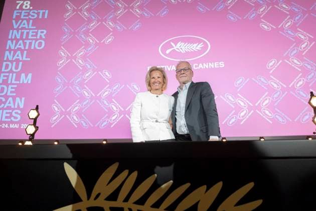 Thierry Frémaux and Iris Knobloch, president of the Cannes Film Festival, announce the selection of the 78th Cannes Film Festival at a press conference at the UGC Montparnasse cinema in Paris Thierry Frémaux, general delegate of the festival, Iris Knobloch, president of the Cannes Film Festival, La sélection du 78ème Festival de Cannes 13 24 mai 2025 présentée lors dune conférence de presse au cinéma UGC Montparnasse à Paris, le 10 avril 2025 Olivier Borde Bestimage The selection of the 78th Cannes Film Festival May 13 24, 2025 presented during a press conference at the UGC Montparnasse cinema in Paris, on April 10, 2025 Paris France  Copyright: xOLIVIERxBORDEx xBESTIMAGExOLIVIERxBORDEx xBESTIMAGEx