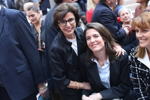 Entertainment Themen der Woche KW15 Entertainment Bilder des Tages Charlotte Casiraghi Attends The Paris Book Fair - France Charlotte Casiraghi with Rachida Dati during The Paris Book Fair, on April 10, 2025 in Paris, France. Photo by Jerome Domine ABACAPRESS.COM Paris France  Copyright: xDominexJerome ABACAx