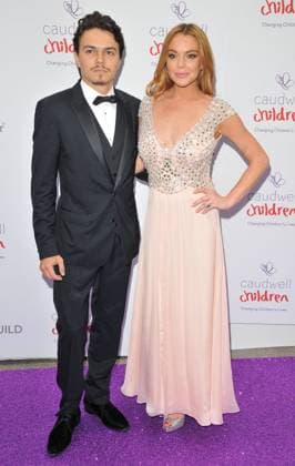 Caudwell Children Butterfly Ball arrivals Egor Tarabasov & Lindsay Lohan at the Caudwell Children Butterfly Ball, Grosvenor House Hotel, Park Lane, London, England, UK, on Wednesday 22 June 2016. CAP CAN CAN London UK Great Britain Copyright: xCanxNguyen CapitalxPicturesx