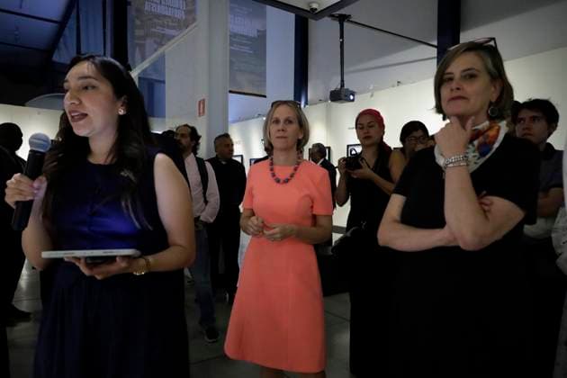 British Embassy In Mexico Inaugurates The Exhibition Heritage And Horizon, Beyond Buildings: The Art Of British Design And Architecture Susannah Goshko, the British Ambassador to Mexico, attends the inauguration of the exhibition Heritage and Horizon, Beyond Buildings: The Art of British Design and Architecture at the Museum of World Cultures in Mexico City, Mexico, on April 10, 2025. According to the organizers, this exhibition, which is part of the GREAT Architecture campaign, allows visitors to find photo galleries and models featuring iconic buildings by British architectural figures such as Norman Foster, Thomas Heatherwick, Zaha Hadid, and Elsie Owusu, while Mexico is represented by Sordo Madaleno, a Mexican firm with offices in Copyright: xGerardoxVieyrax originalFilename: vieyra-notitle250410_npV1E.jpg