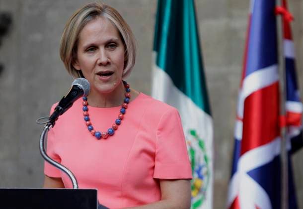 British Embassy In Mexico Inaugurates The Exhibition Heritage And Horizon, Beyond Buildings: The Art Of British Design And Architecture Susannah Goshko, British Ambassador to Mexico, attends the inauguration of the exhibition Heritage and Horizon, Beyond Buildings: The Art of British Design and Architecture at the Museum of World Cultures in Mexico City, Mexico, on April 10, 2025. According to the organizers, this exhibition, which is part of the GREAT Architecture campaign, allows visitors to find photo galleries and models featuring iconic buildings by British architectural figures such as Norman Foster, Thomas Heatherwick, Zaha Hadid, and Elsie Owusu, while Mexico is represented by Sordo Madaleno, a Mexican firm with offices in Lon Copyright: xGerardoxVieyrax originalFilename: vieyra-notitle250410_npMOp.jpg