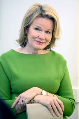 Queen Mathilde visits the Academy of Music and the Spoken Word in Waterloo WATERLOO, BELGIUM - APRIL 11 : Queen Mathilde visits the Academy of Music and the Spoken Word in Waterloo, a few weeks before the start of the 21st Queen Elisabeth Piano Competition (05-31 05) on April 11, 2025 in Waterloo, Belgium, 11 04 2025 Waterloo Belgium  Copyright: xDidierxLebrunx