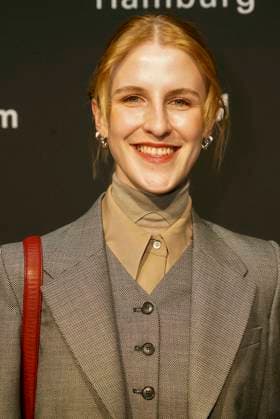 Klara Lange, actress on the red carpet at the 47 Jupiter Award ceremony at Altonaer Kaispeicher on 10 April 2025 in Hamburg Hamburg Germany