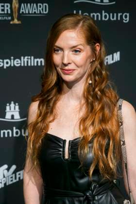 Pheline Roggan, actress on the red carpet at the 47 Jupiter Award ceremony at Altonaer Kaispeicher on 10 April 2025 in Hamburg Hamburg Germany