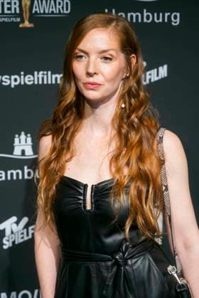 Pheline Roggan, actress on the red carpet at the 47 Jupiter Award ceremony at Altonaer Kaispeicher on 10 April 2025 in Hamburg Hamburg Germany