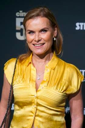 Andrea Luedke Actress on the red carpet at the 47 Jupiter Award ceremony at the Altonaer Kaispeicher on 10 04 2025 in Hamburg Hamburg Germany