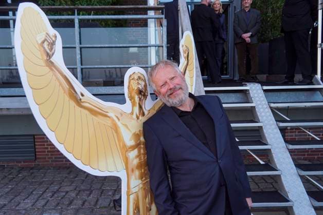 Axel Milberg Actor on the red carpet at the 47 Jupiter Award ceremony at the Altonaer Kaispeicher on 10 April 2025 in Hamburg Hamburg Germany