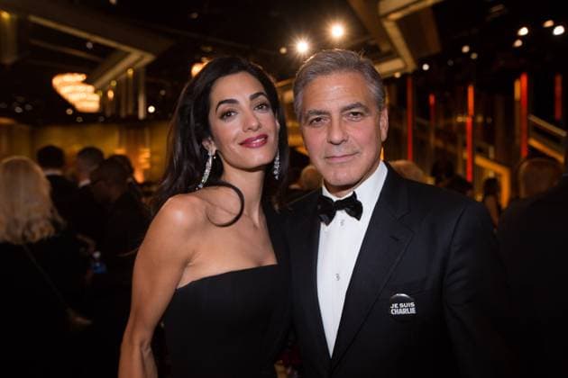 72nd Annual Golden Globe Awards Amal Clooney and George Clooney at the 72nd Annual Golden Globe Awards at the Beverly Hilton in Beverly Hills, CA on Sunday, January 11, 2015. Beverly Hills CA United States Copyright: xCAP PLF HFPAx