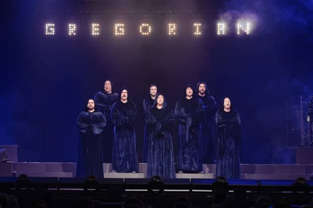 Entertainment Themen der Woche KW15 Entertainment Bilder des Tages 11.04.2025, Gregorian, im Konzert live in der Uber Eats Music Hall, Berlin, Berlin Deutschland, Germany *** 11 04 2025, Gregorian, in concert live at Uber Eats Music Hall, Berlin, Berlin Germany, Germany