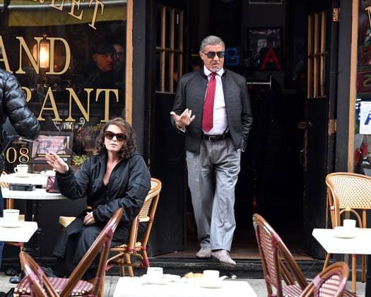 Bilder des Jahres 2025, Entertainment 04 April Entertainment Bilder des Tages Sylvester Stallone on set of Tulsa King in New York City Featuring: Annabella Sciorra, Sylvester Stallone Where: New York City, New York, United States When: 16 Apr 2025 Credit: Elder Ordonez INSTARimages EDITORIAL USE ONLY. NOT FOR USE BY NEWSPAPERS BASED IN THE UK. Copyright: xx instar54670918
