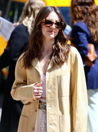 Celebs At Ralph Lauren - NYC Ella Hunt attends the Ralph Lauren fashion show in New York, NY on April 17, 2025. Photo by Dylan Travis ABACAPRESS.COM New York City NY United States  Copyright: xDylanxTravis ABACAx