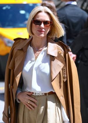 Celebs At Ralph Lauren - NYC Naomi Watts attends the Ralph Lauren fashion show in New York, NY on April 17, 2025. Photo by Dylan Travis ABACAPRESS.COM New York City NY United States  Copyright: xDylanxTravis ABACAx