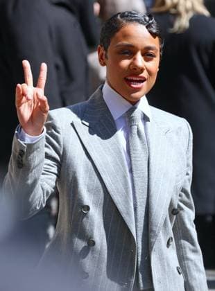 Celebs At Ralph Lauren - NYC Ariana DeBose attends the Ralph Lauren fashion show in New York, NY on April 17, 2025. Photo by Dylan Travis ABACAPRESS.COM New York City NY United States  Copyright: xDylanxTravis ABACAx