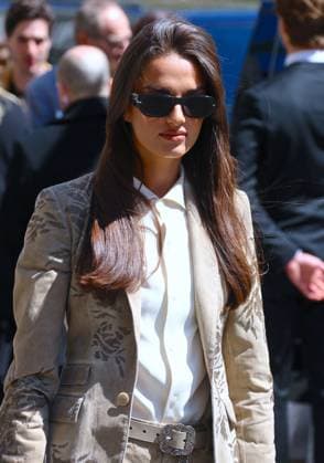 Celebs At Ralph Lauren - NYC Guest attends the Ralph Lauren fashion show in New York, NY on April 17, 2025. Photo by Dylan Travis ABACAPRESS.COM New York City NY United States  Copyright: xDylanxTravis ABACAx