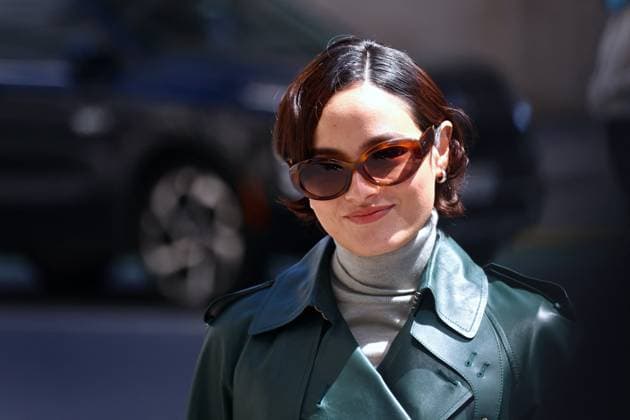 Celebs At Ralph Lauren - NYC Chase Sui Wonders attends the Ralph Lauren fashion show in New York, NY on April 17, 2025. Photo by Dylan Travis ABACAPRESS.COM New York City NY United States  Copyright: xDylanxTravis ABACAx