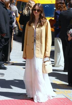 Celebs At Ralph Lauren - NYC Ella Hunt attends the Ralph Lauren fashion show in New York, NY on April 17, 2025. Photo by Dylan Travis ABACAPRESS.COM New York City NY United States  Copyright: xDylanxTravis ABACAx