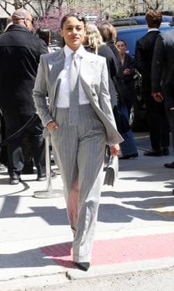 April 17, 2025 Ariana DeBose attend Ralph Lauren Collection 2025 Fall Show at Jack Shainman Gallery in New York. April 17, 2025 Copyright: xRW Mediapunchx