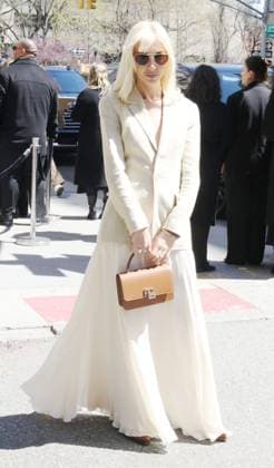 April 17, 2025 Sabine Getty attend Ralph Lauren Collection 2025 Fall Show at Jack Shainman Gallery in New York. April 17, 2025 Copyright: xRW Mediapunchx