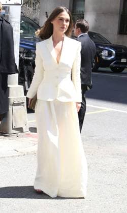 April 17, 2025 Sophia Roe attend Ralph Lauren Collection 2025 Fall Show at Jack Shainman Gallery in New York. April 17, 2025 Copyright: xRW Mediapunchx